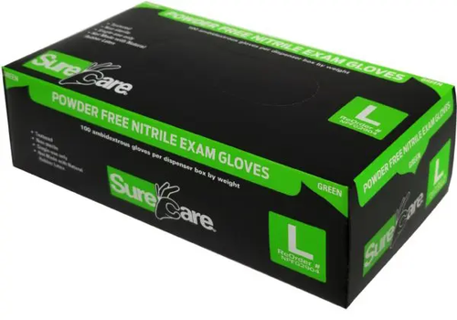 Gloves - 7 Mil Green Nitrile XL (Case)
